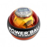 Кистевой тренажер c подсветкой и счетчиком "powerball light" оранжевый  